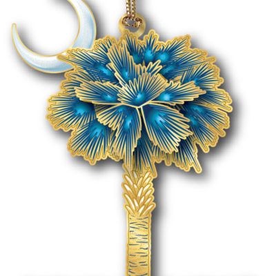 Palmetto & Moon Ornament