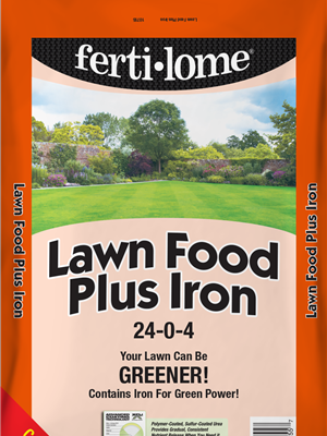 Fertilome Lawn Food Plus Iron 40Lb