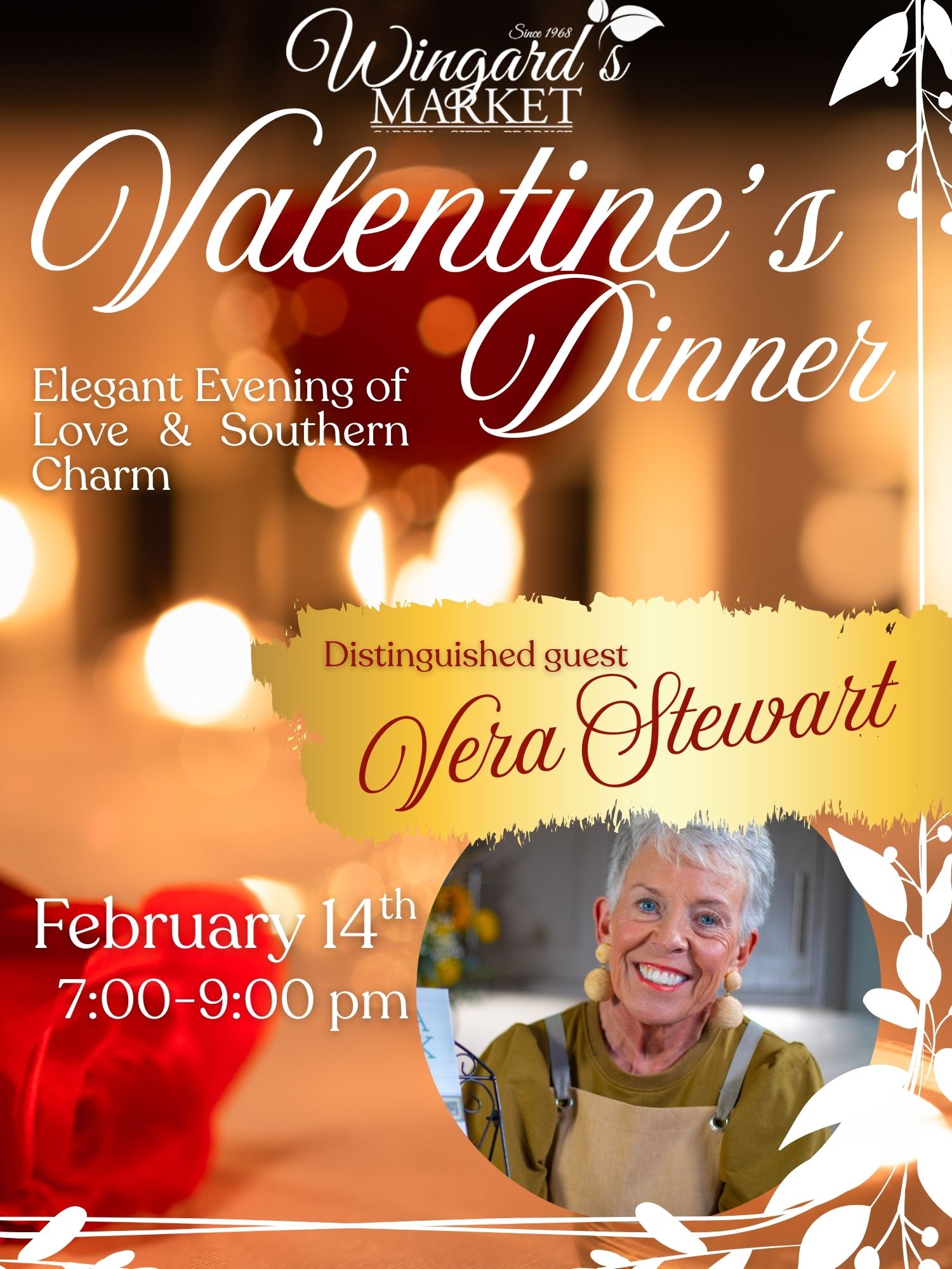 Valentine's Dinner with Vera Stewart